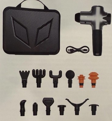 DACORM Massage Gun With Attachments And Case ~ Tested And Clean