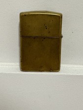 Zippo Commemorative Solid Brass Lighter. RARE