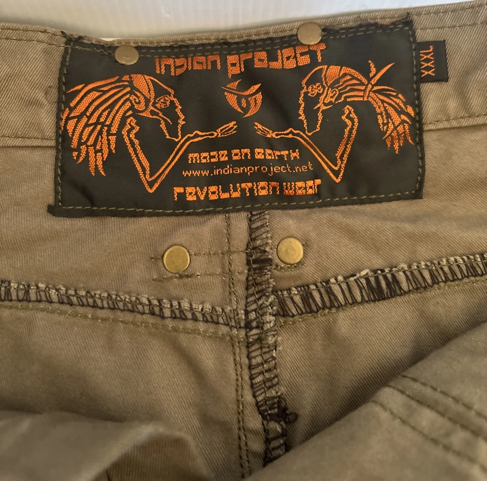 INDIAN PROJECT Maze On Earth Revolution Wear Cargo Shorts XXXL - Image 2 of 4