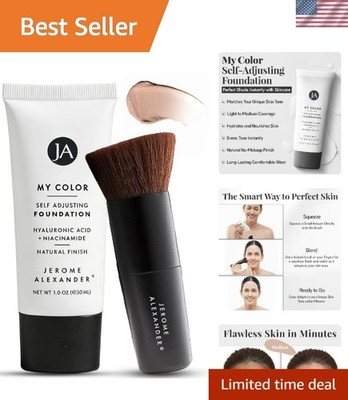 Transform Your Look: Self-Adjusting Foundation, Hydrating & Full Coverage, 1 oz