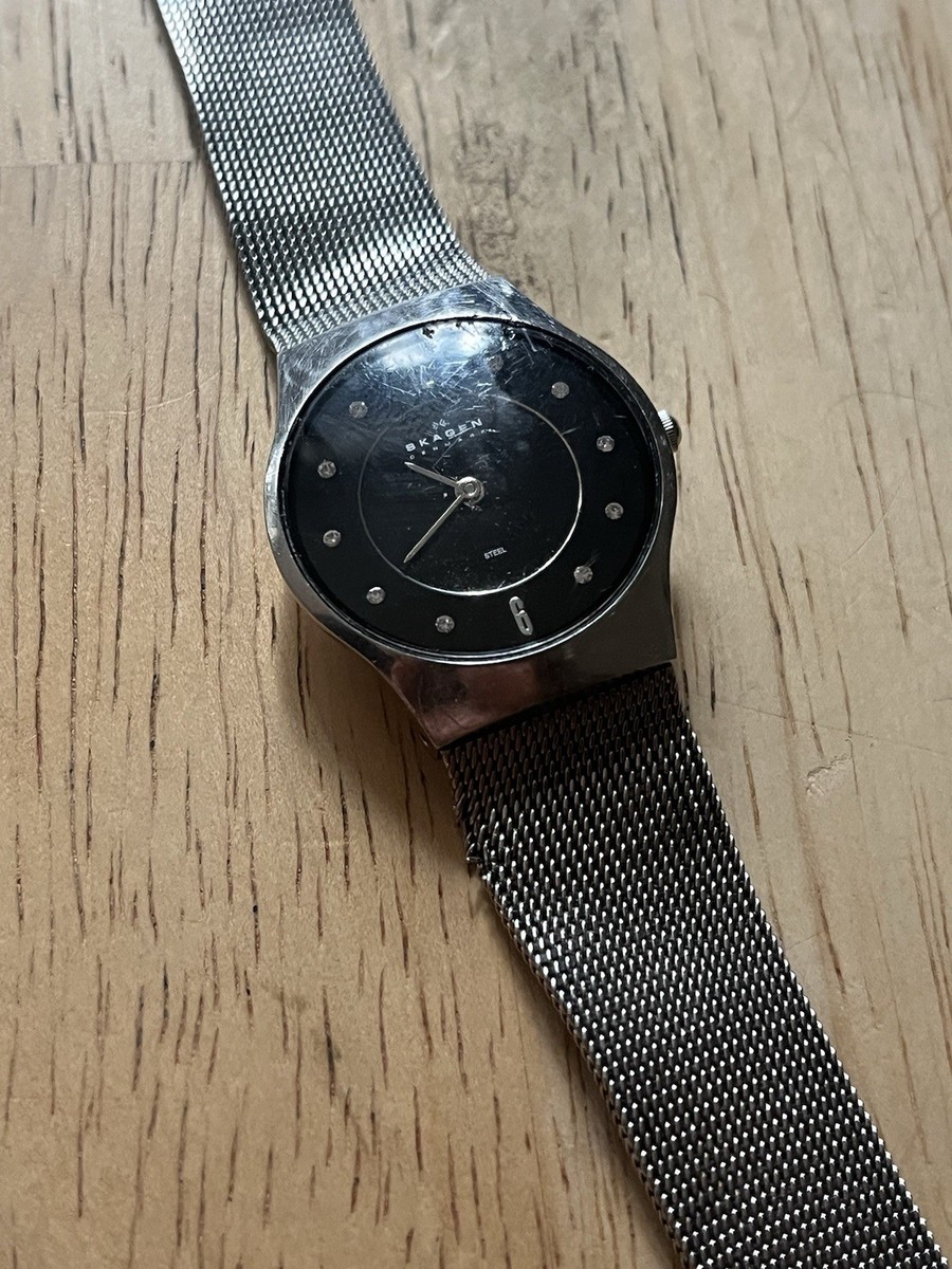 Skagen Women 233SSSBD Diamond Accent Silver Milanese Quartz  display picture 3
