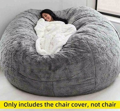 Giant Bag Pouf Cover Bean Bag - Relax Sofa Case Tatami Lounge (Sol