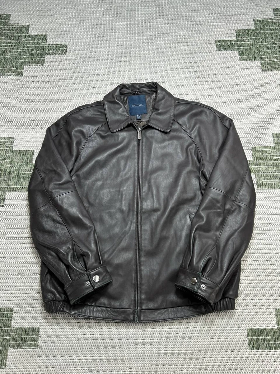 Nautica Leather Outer Shell Coats, Jackets & Vests for Men for
