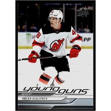 2024-25 UPPER DECK YOUNG GUNS #452 BRIAN HALONEN NEW JERSEY DEVILS RC