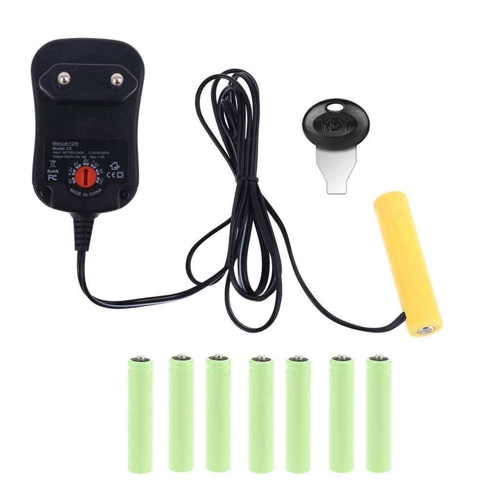 LEXIANG Tensione Regolabile Universale 3 V 4,5 V 6 V 9 V 12 V Adattatore (I0y)