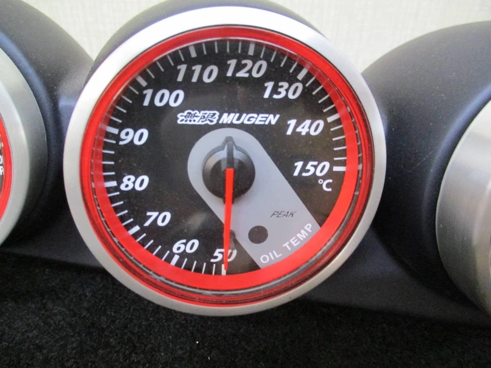 Honda S2000 AP1 CR-Z ZF1 Mugen Triple Assist Meter Gauge Water Temp Oil Temp - Изображение 4 из 4