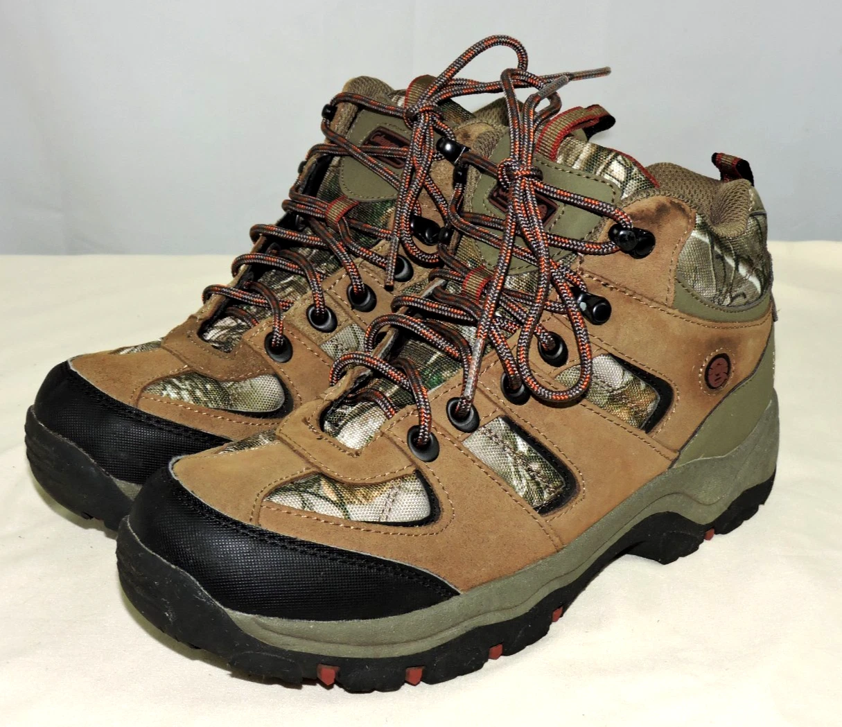 Coleman Griz Men's Hiking Boots Brown Camouflage Size 8.5 M US