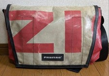 FREITAG F14 Dexter Borsa Messenger Rosso/Beige