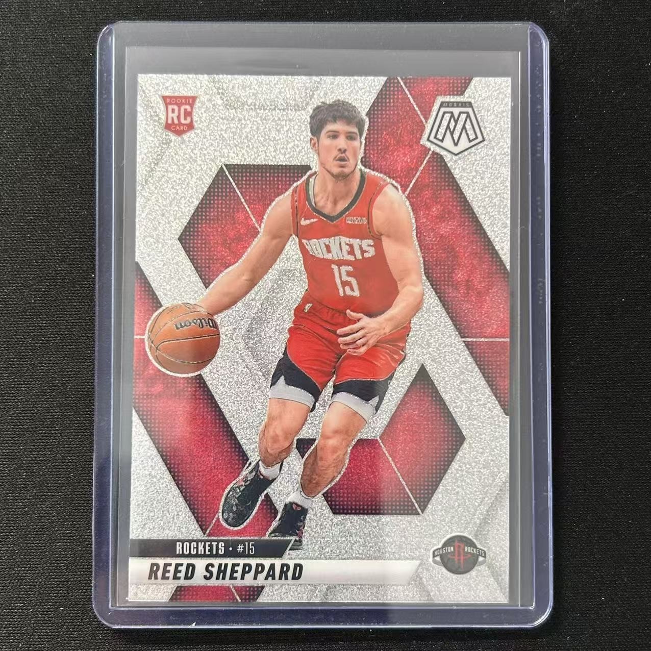 🦕2024-25 PANINI MOSAIC GLITTER PRIZM RC REED SHEPPARD #249 SSP