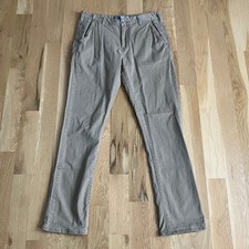 BKE Casuals Pants Men’s 32L Brown Jake Straight Flat Front Chino