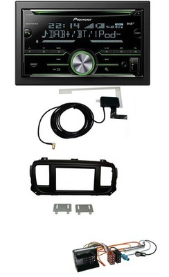 Pioneer CD USB MP3 Bluetooth 2DIN DAB Car Stereo for Citroen Jumpy Dispatch Space