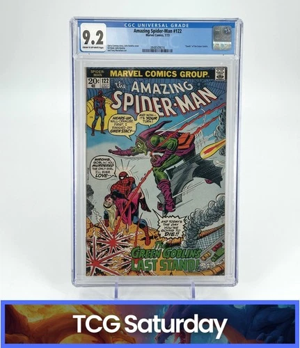 AMAZING SPIDER-MAN #122 MARVEL 7/73 CGC 9.2 DEATH OF GREEN GOBLIN