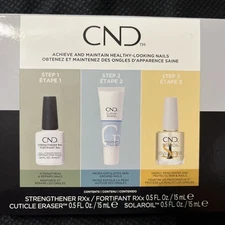 CND Care, Condition & Coat Nail Care Kit, Strengthen, Cuticle Eraser, Solar Oil