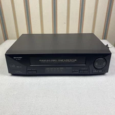 Sharp VC-H810U VHS VCR 4-Head Hi-Fi Stereo Recorder No Remote - Tested & Works