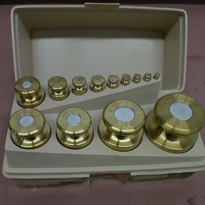 OHAUS Brass Calibration Weight Set 13 set