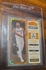 2022-23 Panini Contenders - Damian Lillard #6 1st Round Ticket /199