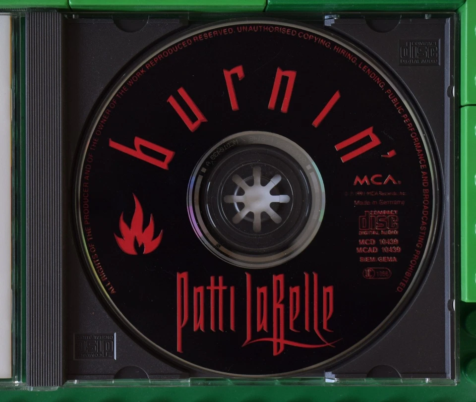 Patti LaBelle - Burnin' - MCA Records - CD - 1991 - Bild 3 von 4