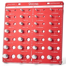 Thread Checker, 38 Nut and Bolt Thread Checker, Bolt Size and Thread Gauge 21 St