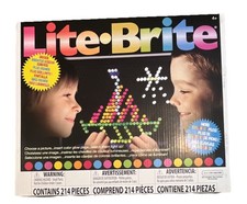 Basic Fun Lite Brite Magic Screen Toy 214 Pieces Classic 2021 Ages 4 MPN 01786