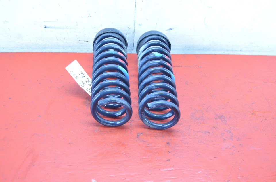 90-02 MERCEDES R129 SL320 RWD REAR LEFT / RIGHT COIL SPRING SET OEM - Image 2 of 4