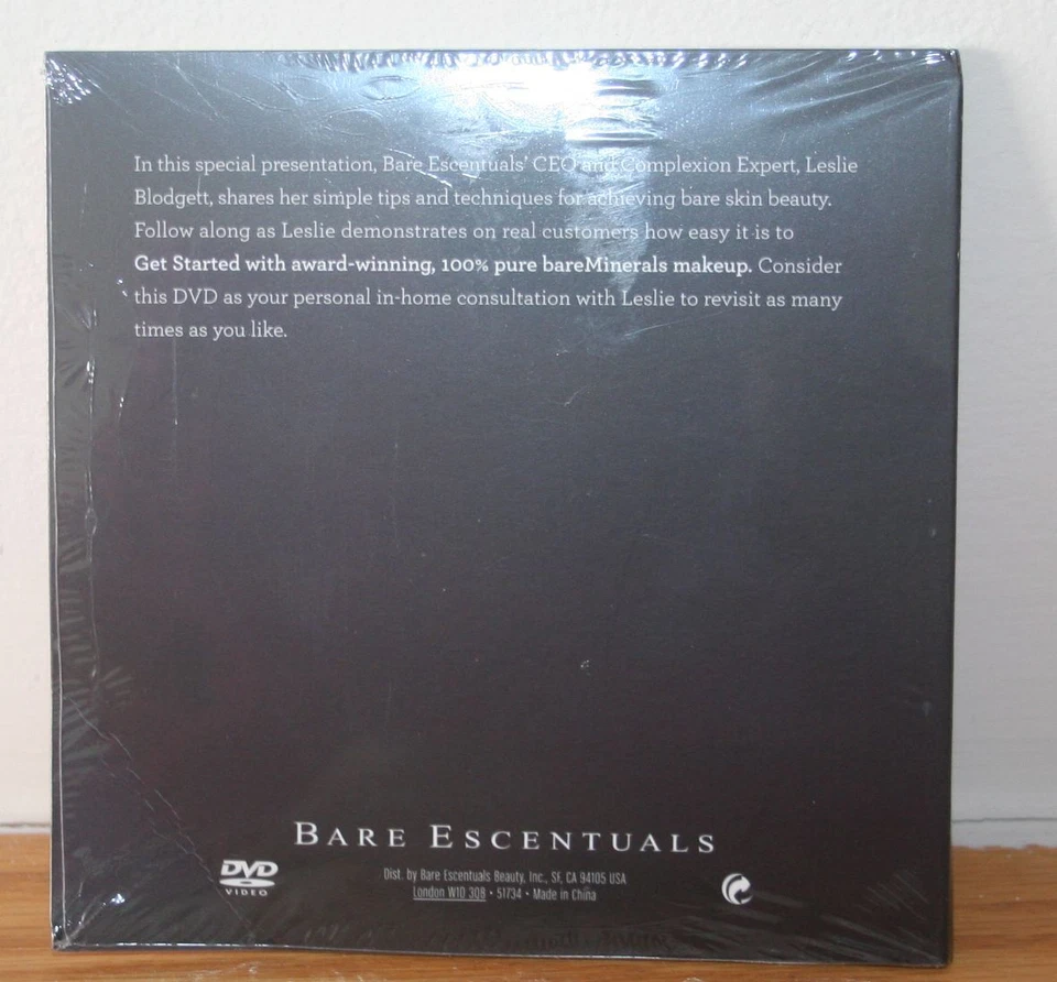 DVD bare Minerals Bare Escentuals Get Started Guide To Bare Beauty - Nuevo Sellado  Foto 2 de 2