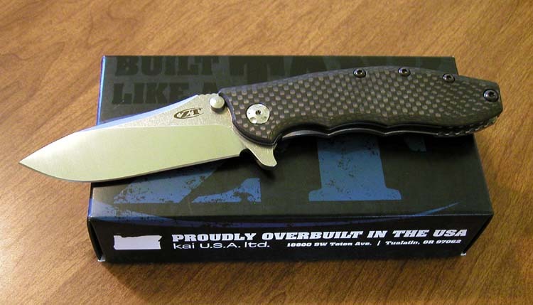 ZERO TOLERANCE New 0562CF Carbon Fiber Hinderer Slicer CPM-20CV Bld Knife/Knives