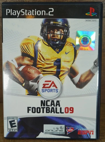 Playstation 2 PS2 EA Sports NCAA Football 09 2009 COMPLETE CIB