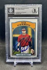 2021 Topps Heritage Minors #172 Casey Schmitt RC BAS Signed Auto Giants 376
