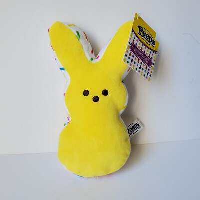 2022 Peeps Just Born Easter Bunny Plush Yellow Sprinkles 7 '' Inch DanDee Stuffed