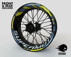Wheel Stickers for HUSQVARNA 701 450 SUPERMOTO Rim Tape Decals Graphics 17"