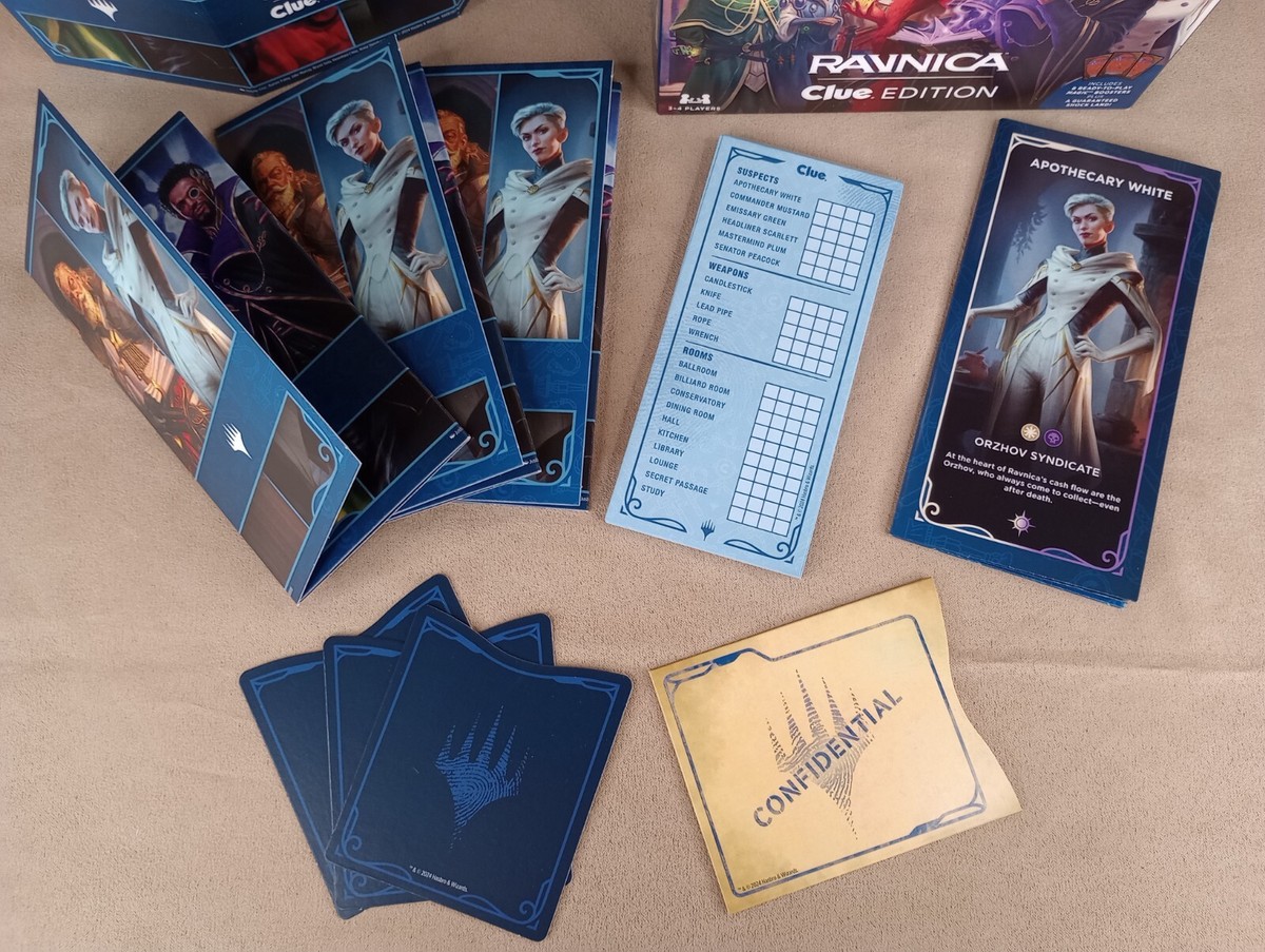 MTG Ravnica Clue Edition Packaging & Accessories - NO PLAYABLE