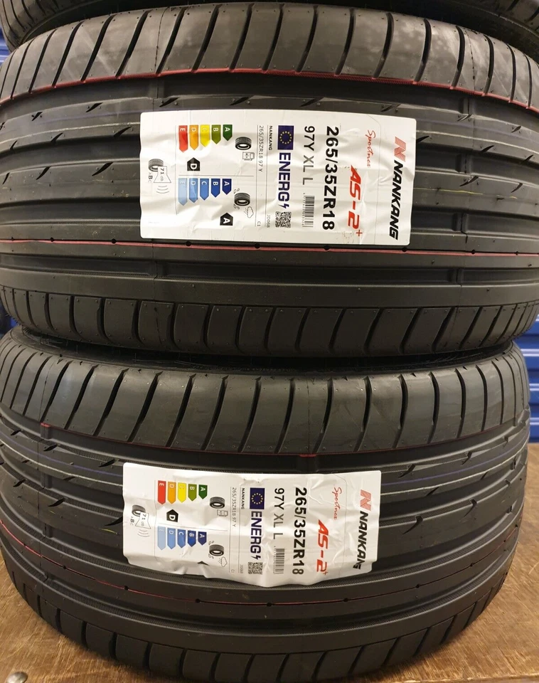 2X NEU NANKANG AS-2+ SPORTWAGENREIFEN 265/35 ZR18 XL 97Y 265 35 18 2653518 D+A - Bild 2 von 4