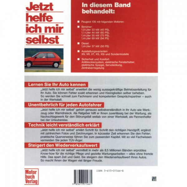 Thumbnail - Peugeot 106 I Typ S1 1991-1996 Jetzt Helfe Ich Mir Selbst