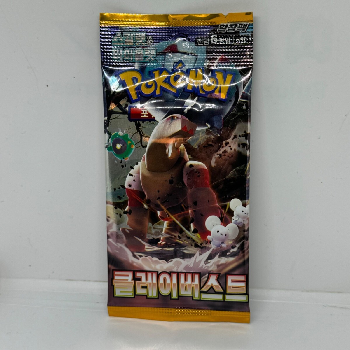 Pokémon TCG Korean Clay Burst Booster Pack - SEALED - Paldea