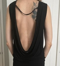 Alice & Olivia Sexy Low Cowl Back Shift Dress size 2