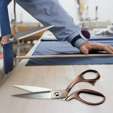 9.5" STAINLESS STEEL TAILORING SCISSORS DRESSMAKING FABRIC SHEARS CRAFT CUTTING