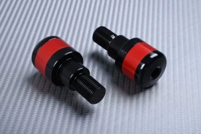 Paire D'Embouts de Guidon Rouge Ø 31 mm Pour YAMAHA TMAX 500 T-MAX 2001-2007 - Photo 1/2