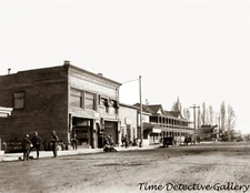 View of South Main St. Bishop, California - Early 1900s - Historic Photo Print