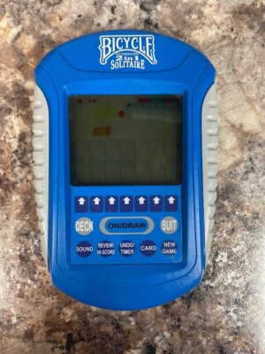 Bicycle Illuminated 2 in 1 Solitaire Handheld Electronic Game Techno Source WRKS