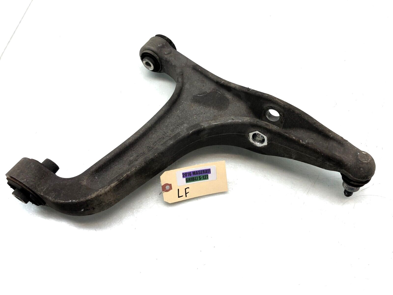 2014-2019 MASERATI GHIBLI S RWD LEFT DRIVER FRONT CONTROL ARM OEM.
