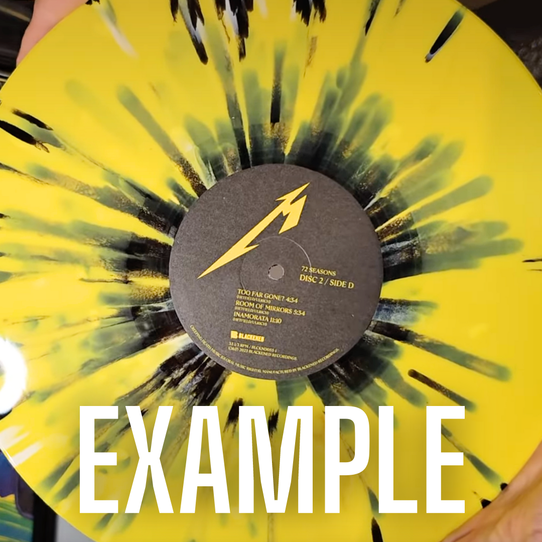 Metallica 72 Seasons Vinyl LE MET CLUB EXCLUSIVE Yellow w