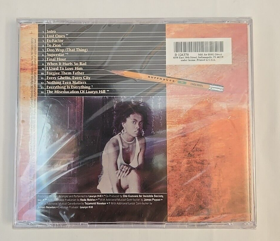 洋楽 Lauryn Hill - The Miseducation.. US 1998 The Miseducation of Lauryn Hill by Lauryn Hill (CD, Aug-1998