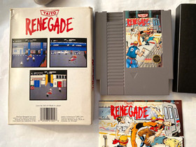 Renegade Nintendo Entertainment System 1987 NES Video Game Manual Box List#1