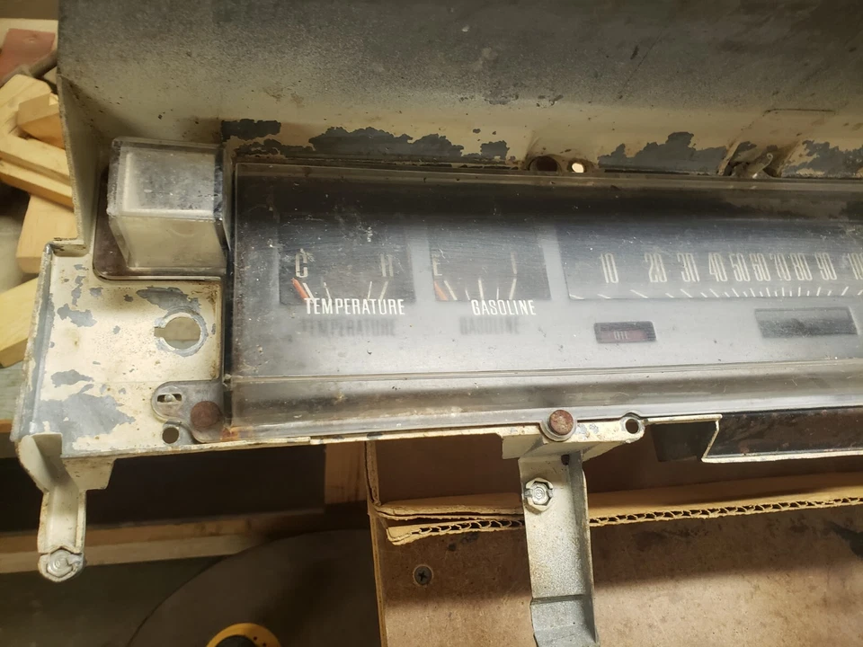 1971-74 Dodge Charger/Plymouth Satellite Speedometer Gauge Cluster - Image 2 of 4