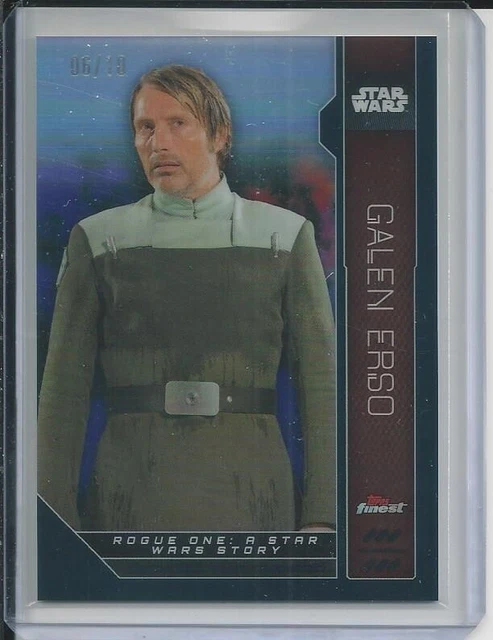 2023 Topps Finest Star Wars Galen Erso Black Refractor #FN-72 06/10