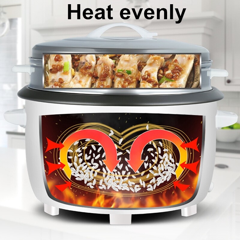 13L Restaurant Commercial Rice Cooker Hotel NonStick Automatic Steam