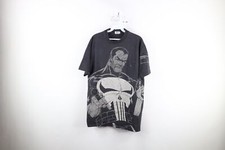 Vtg 90s Marvel Comics Mens XL Faded 1991 Jumbo Print The Punisher T-Shirt USA