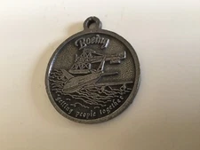 VINTAGE 1970's BOEING "GETTING PEOPLE TOGETHER" AVIATION PEWTER MEDALLION