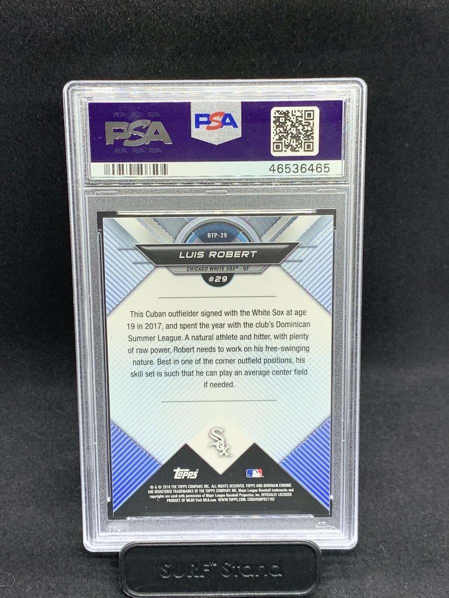 2018 Bowman Chrome LUIS ROBERT Bowman Scouts' Top 100 RC PSA 9