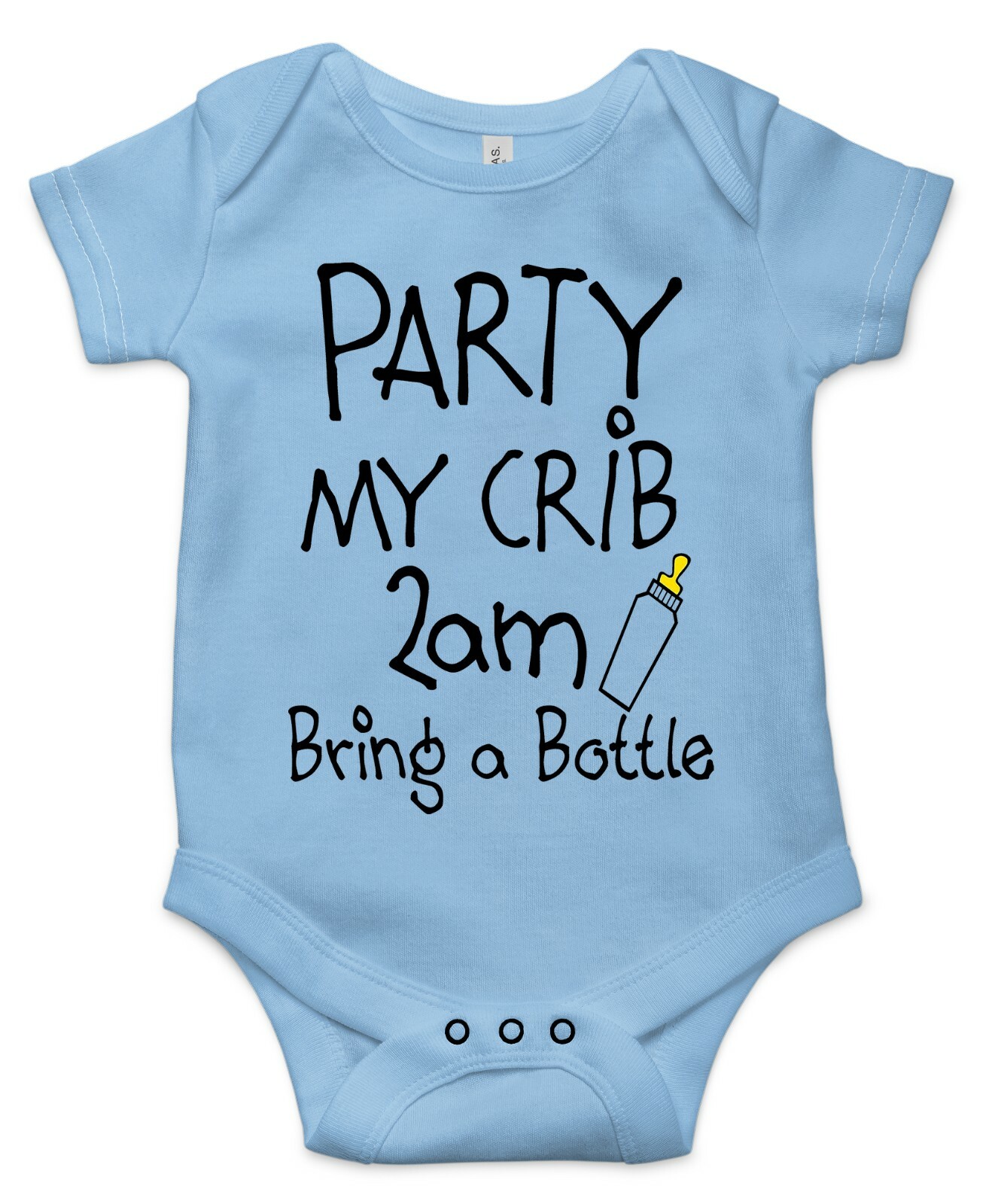 Party in my crib 2am bring a bottle Best Shower Gift Cute Message Baby